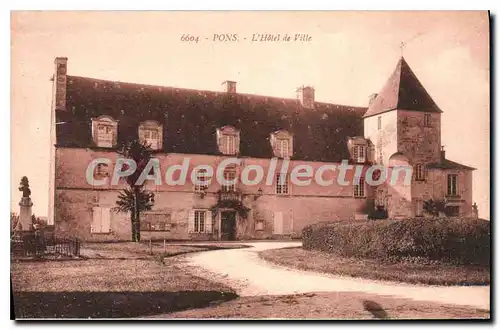 Cartes postales Pons L'Hotel De Ville