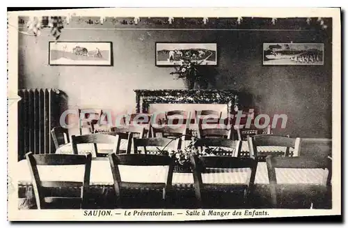 Ansichtskarte AK Saujon Le Preventorium Salle A Manger Des Enfants