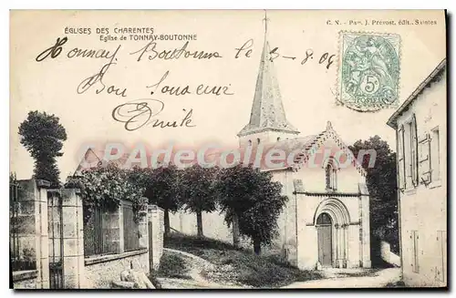Ansichtskarte AK Charentes Eglise De Tonnay Boutonne