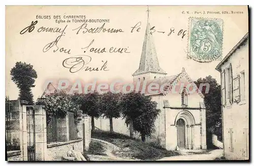 Cartes postales Charentes Eglise De Tonnay Boutonne