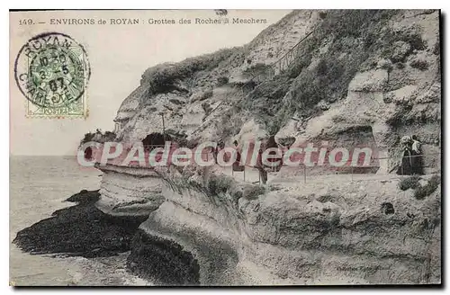 Cartes postales Royan Grottes Des Roches A Meschers