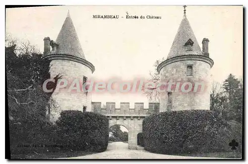 Cartes postales Mirambeau Entree Du Chateau