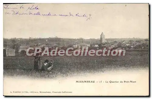 Cartes postales Mirambeau Le Quartier Du Petit Niort