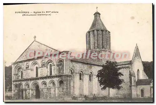 Cartes postales Surgeres Eglise Du