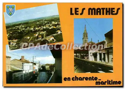 Cartes postales moderne Les Mathes Vue Generale La Grande Rue �glise rue principale