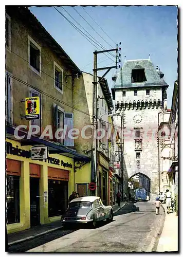 Moderne Karte Saint Jean D'Angely La Tour Et La Grosse Horloge