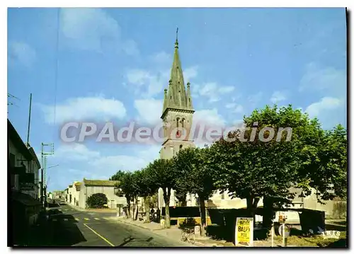 Cartes postales moderne Les Mathes La Rue Principale Et I'Eglise