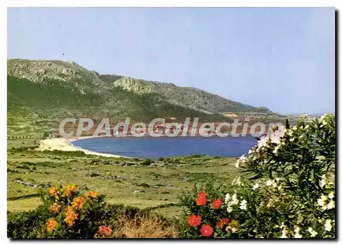 Cartes postales moderne Ile De Beaute Algajola Vue Generale Sur La Plage Et La Cite