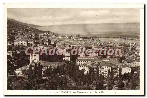 Ansichtskarte AK Bastia Panorama Sur La Ville