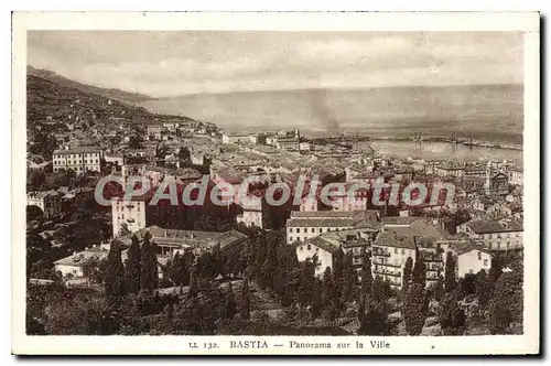 Cartes postales Bastia Panorama Sur La Ville