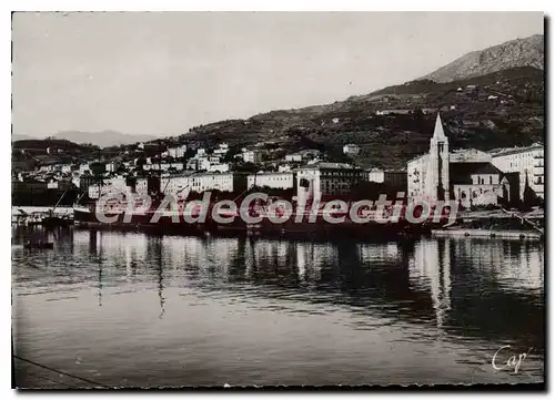 Moderne Karte Bastia Vue Sur Le Port Et La Ville