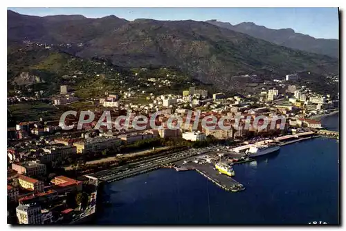 Cartes postales moderne Bastia Vue D'Ensemble Le Port Et La Ville