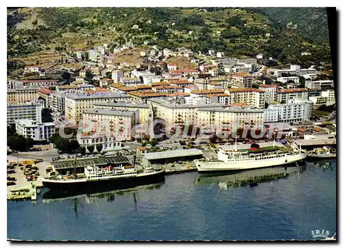 Moderne Karte Bastia Nouveau Port Et Quartier Neuf