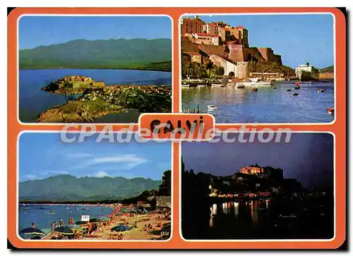 Cartes postales moderne Calvi Charmes Et Couleurs De La Corse