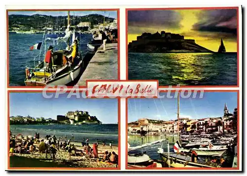 Cartes postales moderne Calvi Divers Aspects De