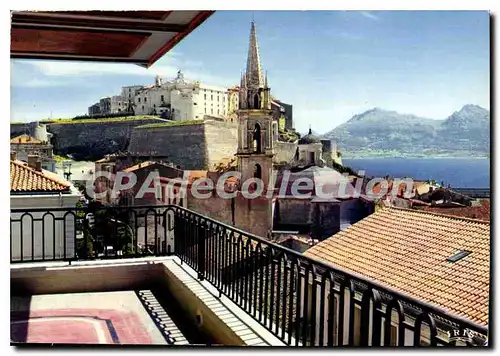 Moderne Karte Calvi Vue Panoramique Du Grand Hotel De Calvi