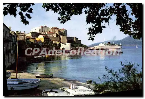 Cartes postales moderne Calvi La Citadelle Et Le Port I'Arrivee Du Napol�on