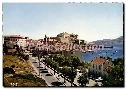 Moderne Karte Calvi Le Grand Hotel Et Le Cours Wilson