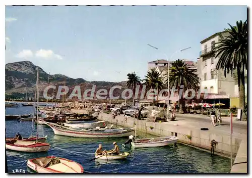 Moderne Karte Calvi Les Quais De Promenade Et De Plaisance