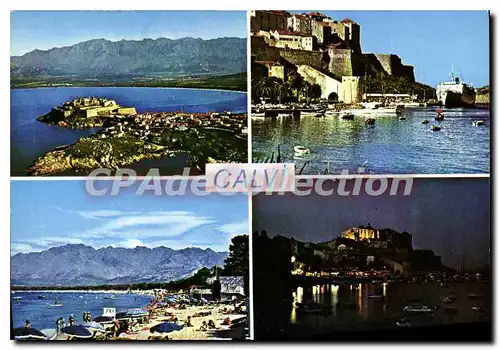Cartes postales moderne Charmes Et Coulers De La Corse Calvi