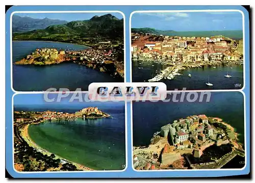 Cartes postales moderne Charmes Et Coulers De La Corse Calvi
