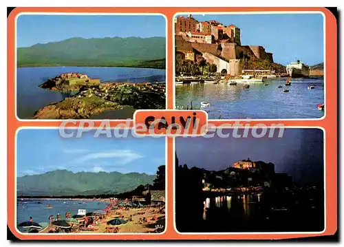 Cartes postales moderne Charmes Et Coulers De La Corse Calvi