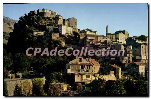 Cartes postales moderne Corte Vue Partielle De La Ville Dominee Par La Citadelle