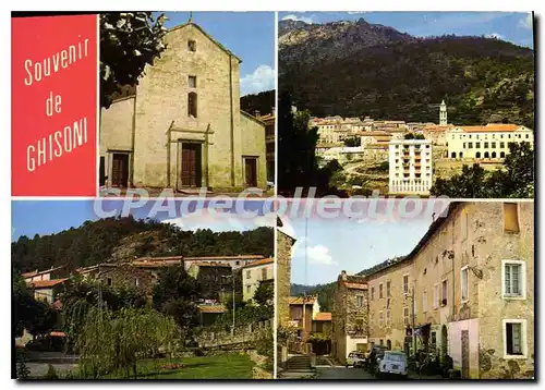 Moderne Karte Charmes Et Couleurs De La Corse Ghisoni