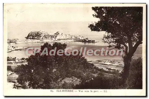 Cartes postales Ile Rousse Vue Vers Le Port