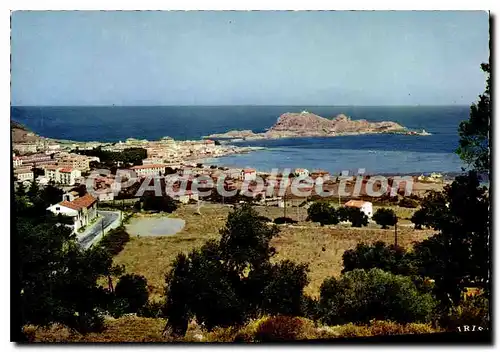 Moderne Karte Ile Rousse Vue Generale