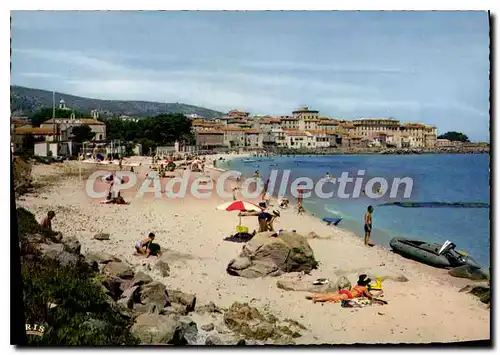 Moderne Karte Ile Rousse La Plage Au Sable D'Or