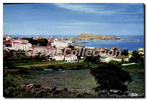 Moderne Karte Ile Rousse Vue De La Ville