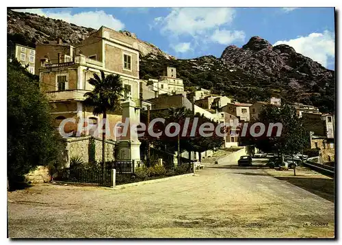 Moderne Karte Lumio place de l'�glise Cliche Particulier Savelli Marie Paule