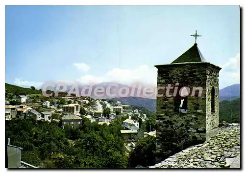 Cartes postales moderne Murato Le Clocher Eglise St Jean Et Une Vue Generale Du Village