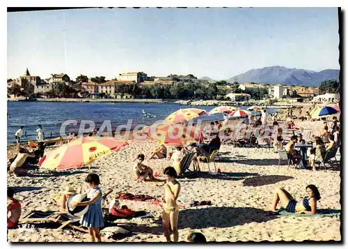 Moderne Karte Saint Florent La Plage Et La Ville