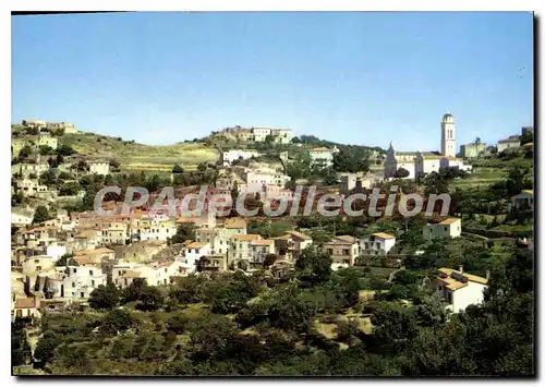 Moderne Karte Charmes Et Couleurs De La Corse Vue Generale De Corbara