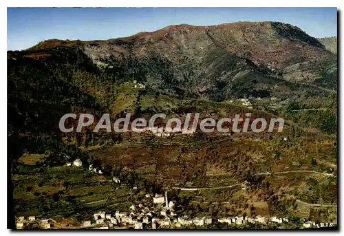 Moderne Karte La Porta Vue D'Ensemble Du Village Au Dessus Le Village De Quercitello