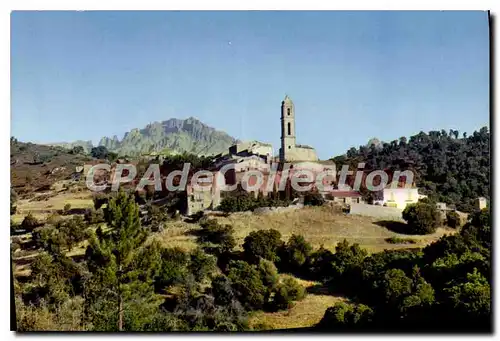 Moderne Karte Charmes Et Couleurs De La Corse Soveria Vue Generale