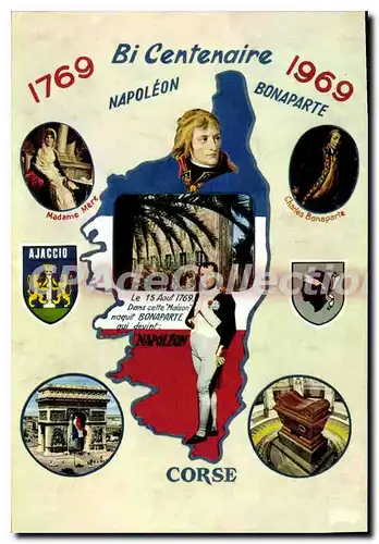 Cartes postales moderne Bi Centenaire De Napoleon Bonaparte