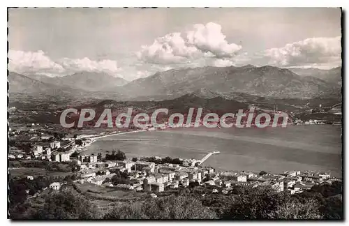 Moderne Karte Ajaccio Vue Generale Sur Le Fond Du Golfe