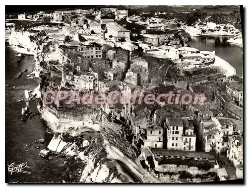 Moderne Karte Bonifacio Vue Aerienne Les Rempart Et Les Falaises