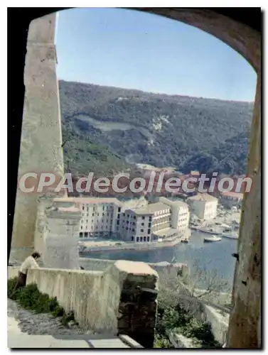 Moderne Karte Bonifacio La Citadelle Vue De La Haute Ville