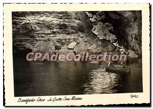 Cartes postales moderne Bonifacio Corse La Grotte Sous Marine