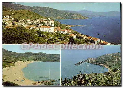 Cartes postales moderne Cargese Vue Generale De La Ville Et Du Golfe plage