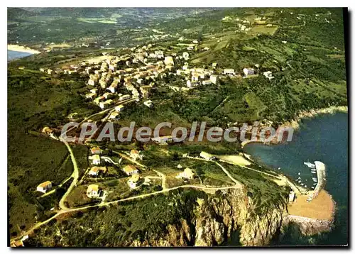 Moderne Karte Charmes Et Couleurs De La Corse Cargese Vue Generale