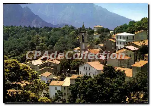 Moderne Karte Charmes Et Couleurs De La Corse Vue Generale D'Evisa