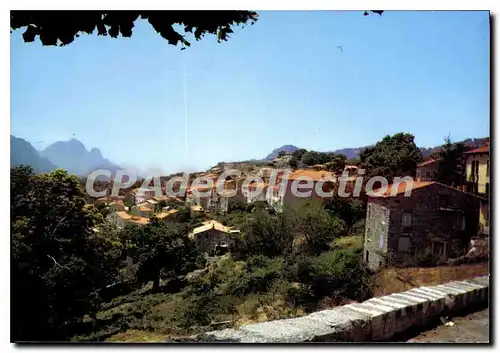 Moderne Karte Charmes Et Couleurs De La Corse Vue Generale D'Evisa