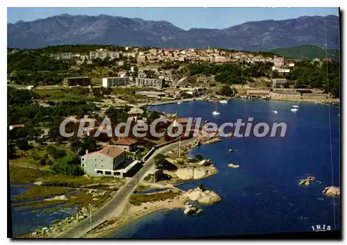 Moderne Karte Porto Vecchio Vue D'Ensemble De La Ville Et La Marine hotel les roches blanches