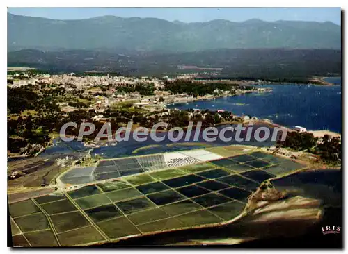 Moderne Karte Porto Vecchio Les Marais Salants Et Vue Generale De La Ville