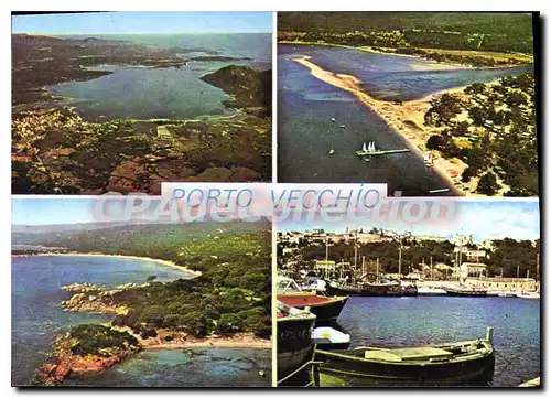 Moderne Karte Porto Vecchio Et Ses Environs Charmes Et Couleurs De La Corse